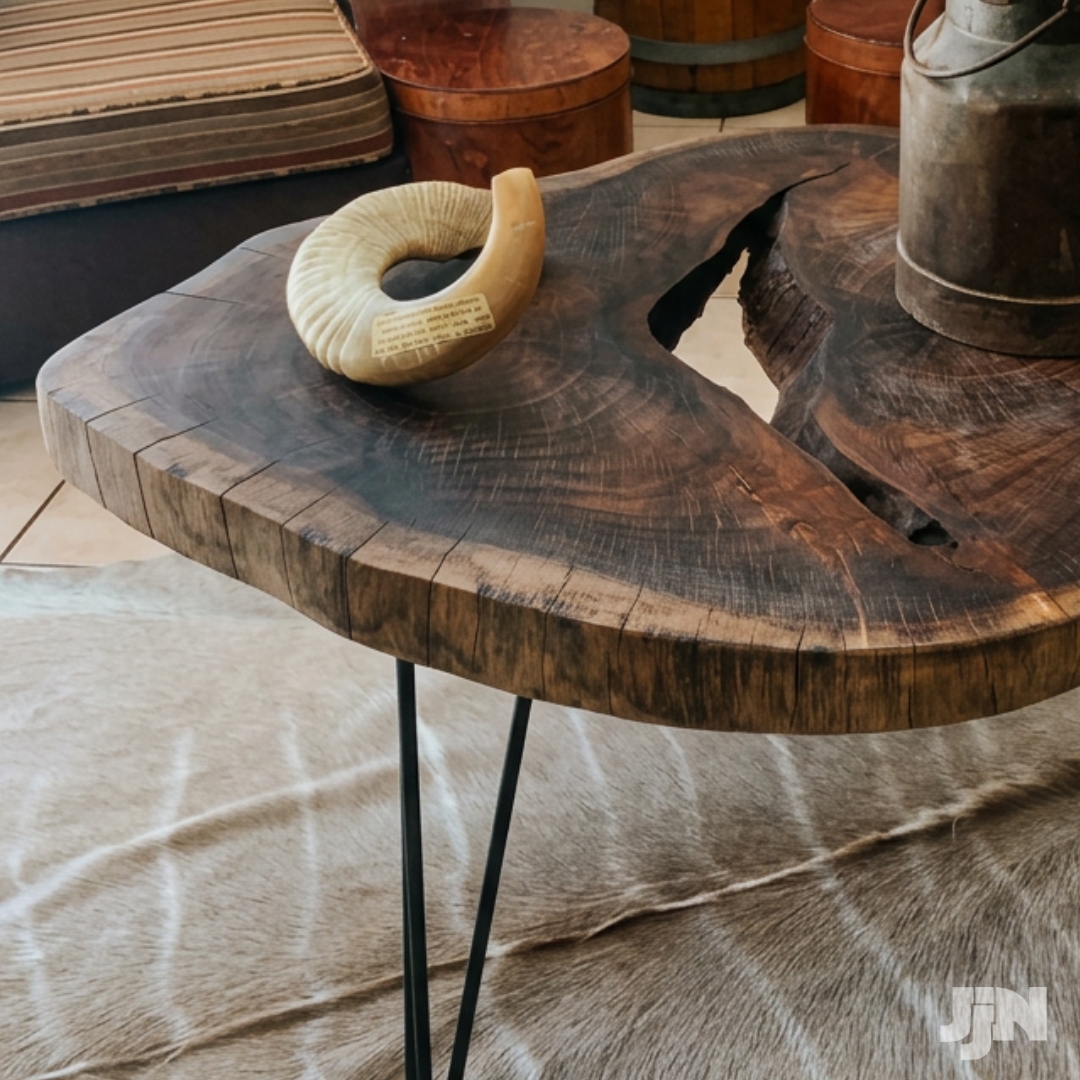 29-jjn-timbers-rustic-hardwood-disk-side-table JJN Timbers rustic hardwood disk side table
