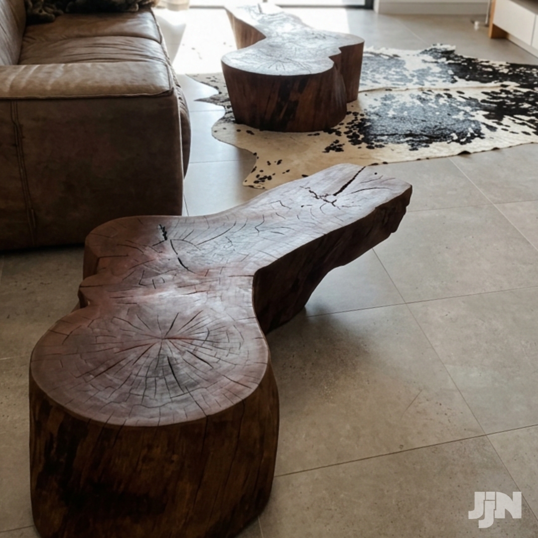 6-jjn-timbers-rustic-hardwood-bench-stool-design JJN Timbers rustic hardwood bench stool design